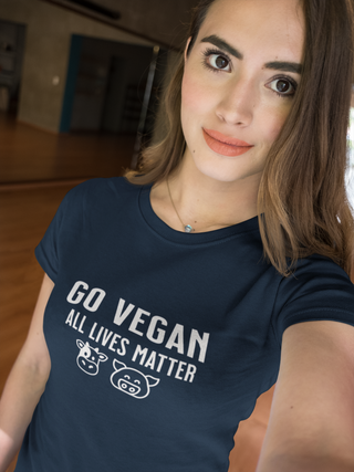 Go Vegan Unisex Garment-Dyed T-shirt