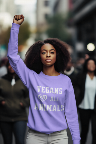 Vegan Garment-Dyed Sweatshirt Printify