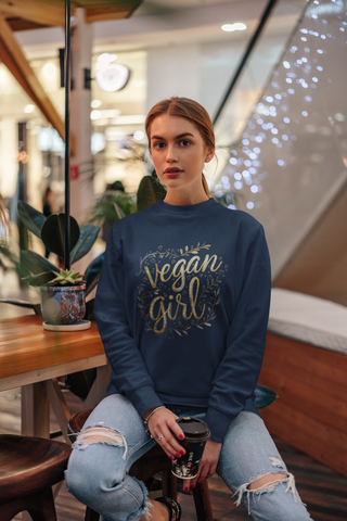 Vegan Girl Garment-Dyed Sweatshirt