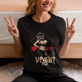 Sexy Vegan Garment-Dyed T-shirt Printify