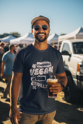 Choose Vegan Over Cruelty Unisex Garment-Dyed T-shirt