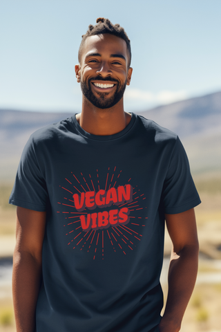 Vegan Vibes Garment-Dyed T-shirt Printify