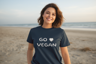 Go Vegan Garment-Dyed T-shirt Printify