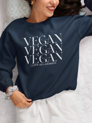 Vegan Garment-Dyed Sweatshirt Printify