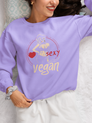 Sexy Vegan Garment-Dyed Sweatshirt Printify