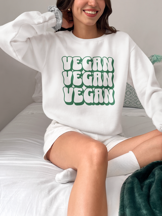 Vegan Garment-Dyed Sweatshirt Printify