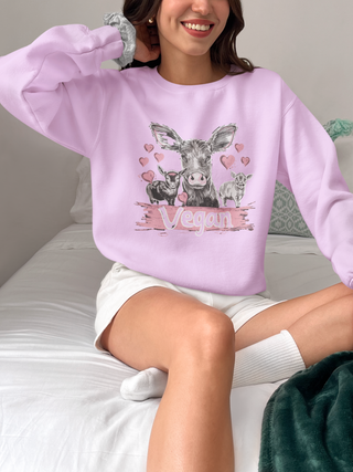 Vegan Garment-Dyed Sweatshirt Printify