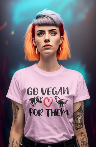 Go Vegan Garment-Dyed T-shirt Printify