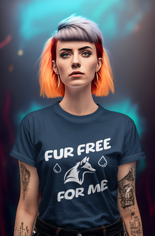 Fur Free For Me Garment-Dyed T-shirt Printify