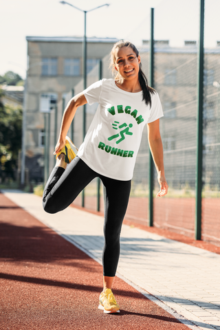 Vegan Runner Garment-Dyed T-shirt Printify