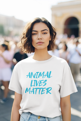 Animal Lives Matter Garment-Dyed T-shirt Printify