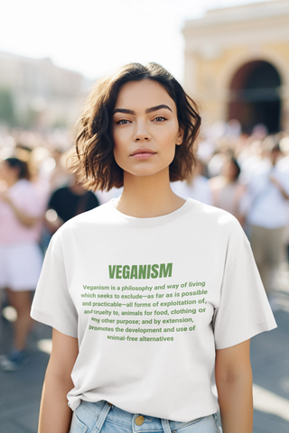 Veganism Garment-Dyed T-shirt Printify