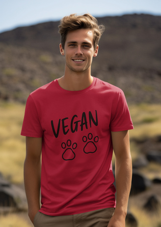 Vegan Paws Garment-Dyed T-shirt Printify