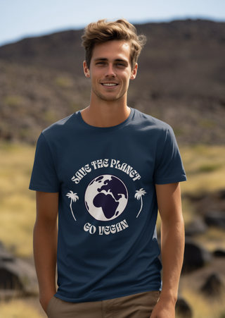 Save The Planet Unisex Garment-Dyed T-shirt