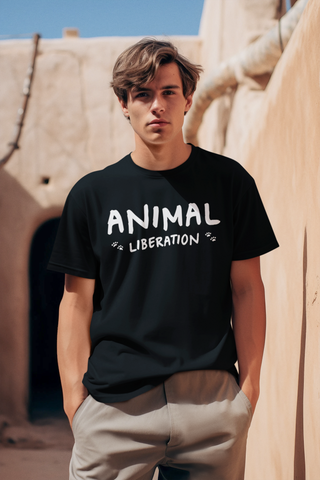 Animal Liberation Unisex Garment-Dyed T-shirt Printify