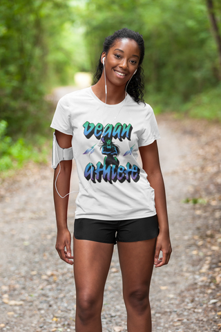 Vegan Athlete Garment-Dyed T-shirt Printify