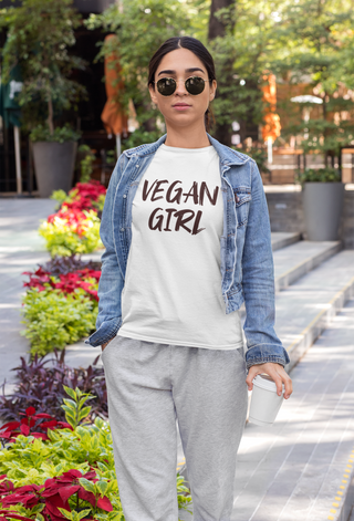 Vegan Girl Garment-Dyed T-shirt Printify